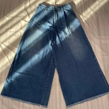 JEANASIS 와이드 레그 데님 팬츠