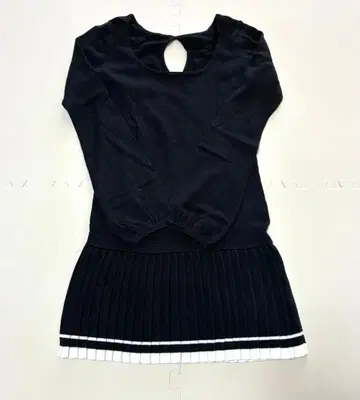 CE2, 긴팔 니트 원피스, 미니? 무릎 기장? 원피스, M 사이즈