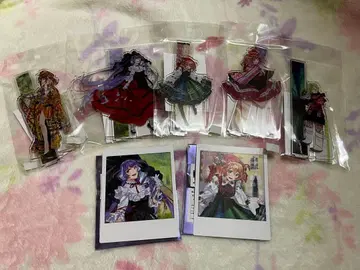 마크로스 만박 마크로스 델타 배경 포함 아크릴 스탠드 5종 세트 특전 덤