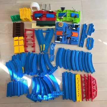 프라레일 레일 풍경 건널목 세트