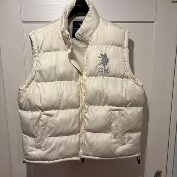 U.S.POLO ASSN 다운 자켓 화이트 2xl