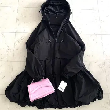 새상품 마차트 machatt 25AW 하프 지퍼 블루종 드레스 블랙 F