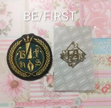 BE/FIRST 와펜 + 골드 컬러 브로치 세트 완판템