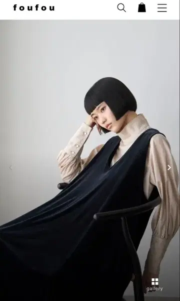 THE DRESS #16 슬리브리스 벨로아 원피스 S foufou