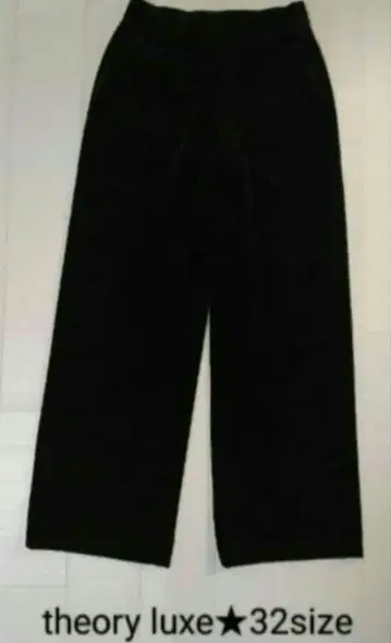 [ 새상품급 ] theory luxe 데미 벨벳 팬츠 블랙