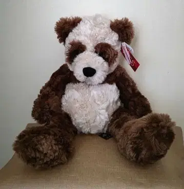RUSS 봉제 인형 브라운과 크림색 팬더