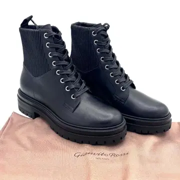 GILVITRO ROSSI MARTIS 블랙 레이스업 부츠 36