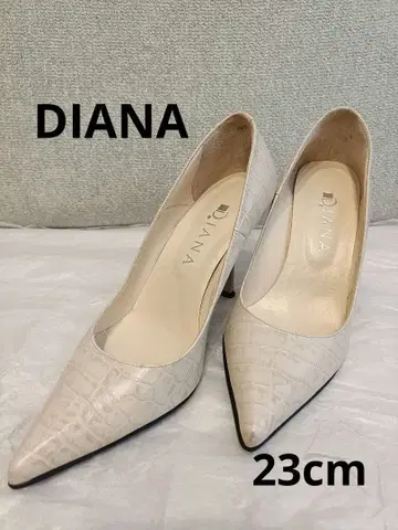 DIANA 베이지 스틸레토 하이힐 23cm