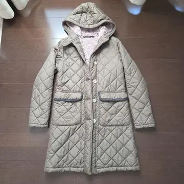 매킨토시 그런지 퀼팅 코트 카키 34