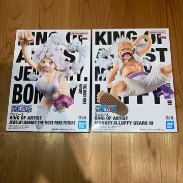 원피스 KING OF ARTIST 피규어 루피 보니 세트