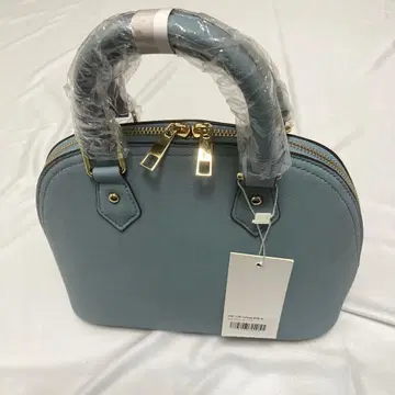 새상품 ECLIN 에클란 백 스모키 블루 미니 보스턴 숄더