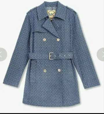 마이클코어스 데님 트렌치코트