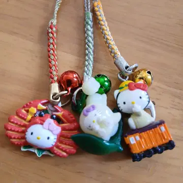 지역 한정 헬로키티 스트랩 3개 묶음 판매