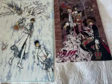 CLAMP 츠바사 크로니클 굿즈 세트 클리어 파일 책받침