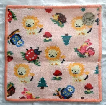 페이러 x 바니스뉴욕 라이온 패턴 핑크 손수건