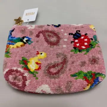 페이러 보트형 파우치 하이 페이즐리