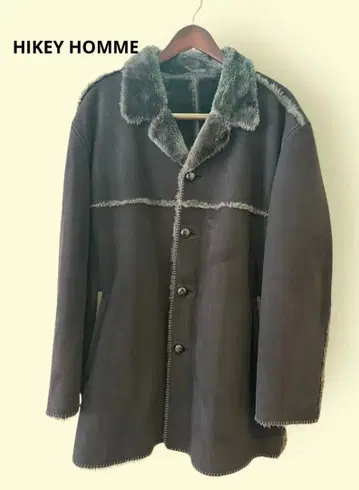 히키오무 보아 코트 블랙 남성용 아우터