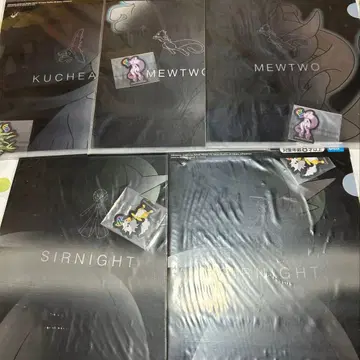 포켓몬 메가진화 제일복권 렌티큘러 클리어 파일 5장 세트