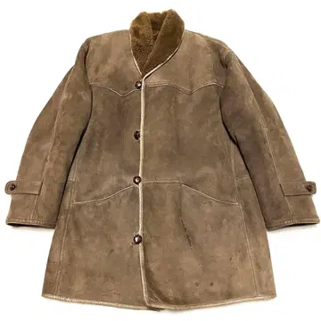 초레어 빈티지 이탈리아제 SICONS 리얼 무스탕 코트 M~L