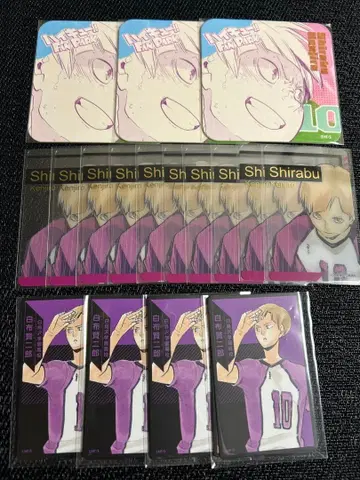 하이큐 팬파크 클리어 카드 아트 코스터 보드게임 시라부