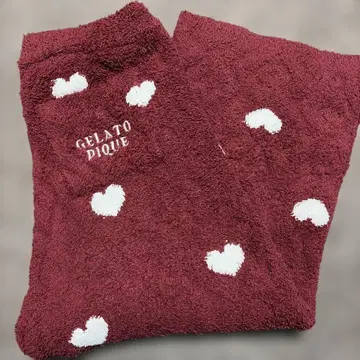 [ F ] 젤라또피케 하트 아란 롱 팬츠