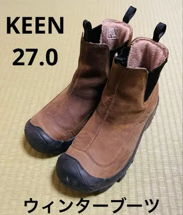 KEEN 킨 앵커리지 27.0 브라운 겨울용 윈터 부츠