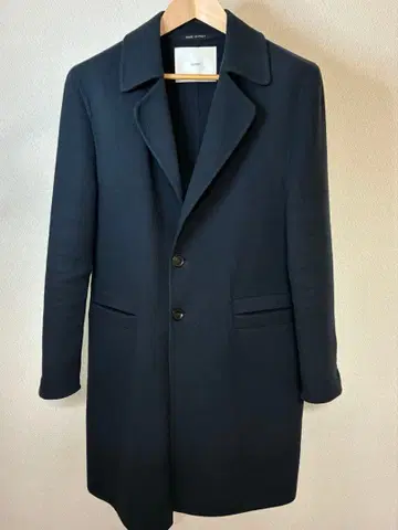 이탈리아제 체스터 코트 48 네이비