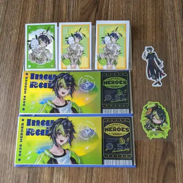 니지산지 이나미 라이 HEROES 홀로그램 티켓풍 카드 산리오 카드