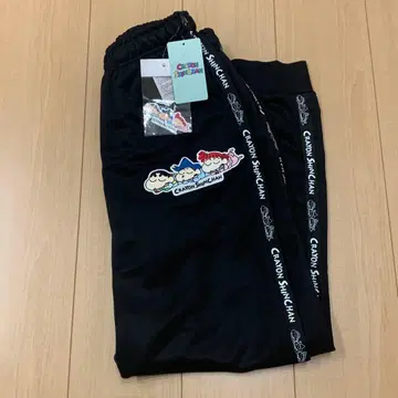 짱구는 못말려(크레용 신짱) 저지 팬츠 M 블랙