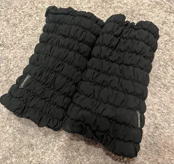 LOUVREDO 블랙 레그 워머