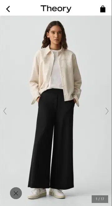 theory 미사용 새상품 Double Knit N A Line Pant