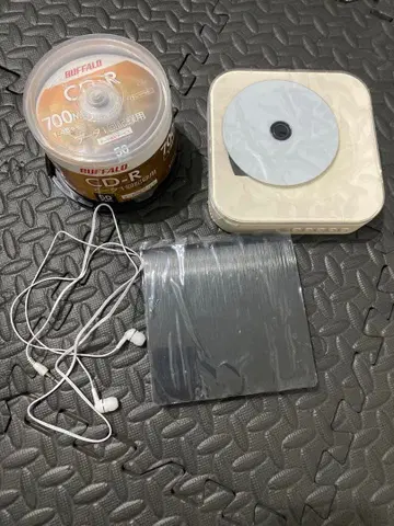 BUFFALO CD-R 700MB 50매 USB 외장 드라이브 세트