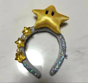 골드 별 모양 머리띠