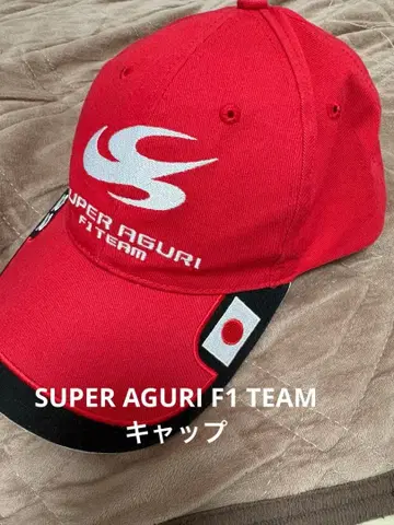 초레어 새상품급! SUPER AGURI F1 TEAM 캡 빨간색 22