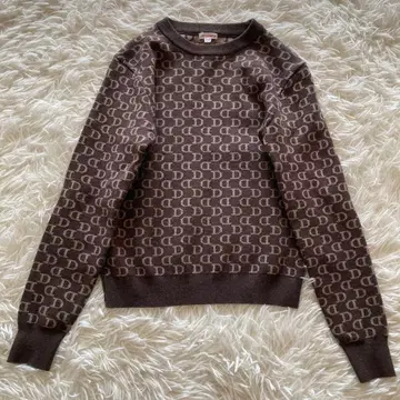 DORESSTERIOR 긴팔 니트 올 패턴 브라운 34