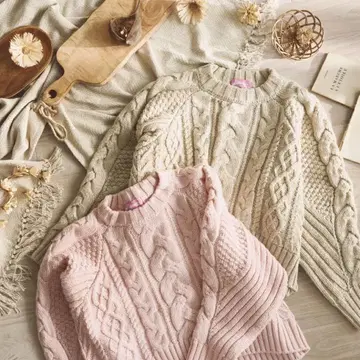 [미사용 새상품] MINT ORIGINAL KNIT (아란 니트)