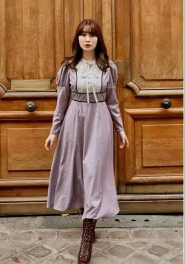 herlipto Orangerie Dot Long Dress S 사이즈