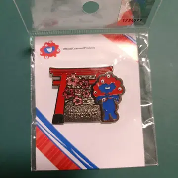 오사카 만박 EXPO 2025 미야쿠미야쿠 핀즈 핀 배지 도리이 벚꽃