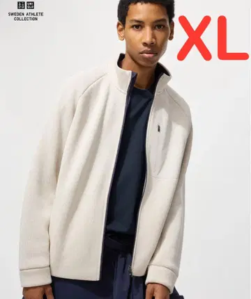 SWEDEN ATHLETE COLLECTION 니트 플리스 자켓 XL
