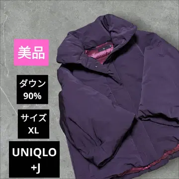 UNIQLO +J 하이브리드 다운 자켓 XL 와인 질 샌더