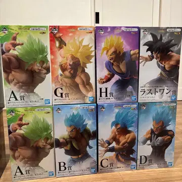 드래곤볼 사이어인 초결전 제일복권 8체 세트