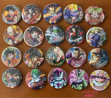 드래곤볼 Z 도데카 캔뱃지 20종 컴프 손오공 베지터 손오반 외