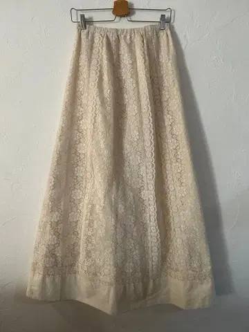 70s 빈티지 레이스 맥시 스커트 kiaris otoe toro