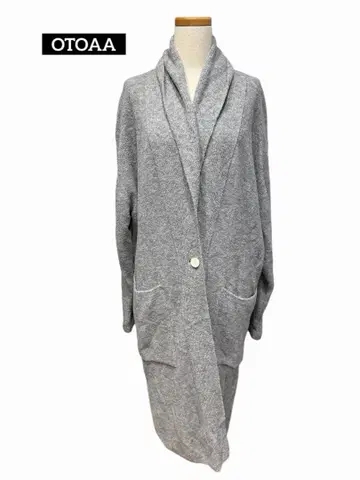 새상품급 OTOAA 사이즈 F 일본제 롱 가디건