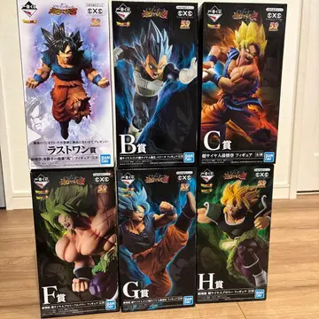 드래곤볼 초전사 배틀 열전 Z 제일복권 6체 세트