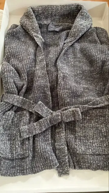 [ 새상품 ] GELATO PIQUE 그레이 가디건 기프트 박스 포함