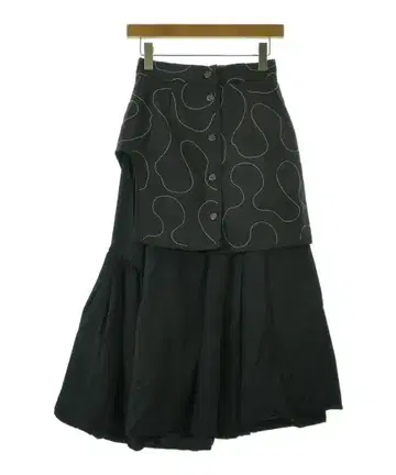 UNITED TOKYO 롱 맥시 길이 스커트 여성용