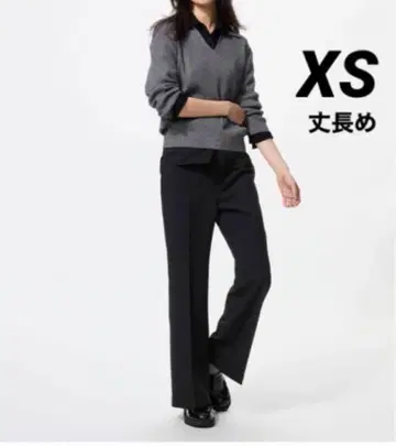 미사용 새상품 유니클로 스마트 플레어 팬츠 (긴 길이) XS