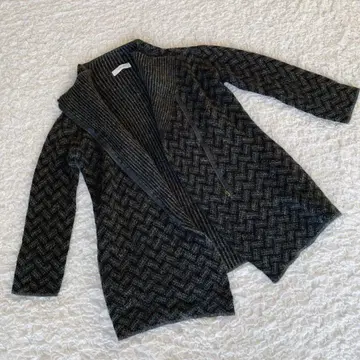 새상품급 LE CIEL BLEU 루셸 블루 니트 코트 모헤어 이탈리아제