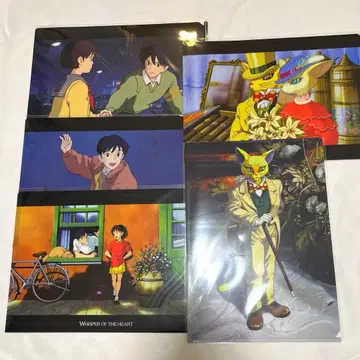 지브리 귀를 기울이면 클리어 파일 5장 세트 스튜디오 지브리